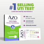 AZO Urinary Tract Infection (UTI) Test Strips, Accurate Results in 2 Minutes, Clinically Tested, Easy to Read Results, Clean Grip Handle, #1 Most Trusted Brand, 3 Count
