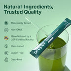 Proper, The Greens Daily Boost Organic Greens Powder. Whole Food, Apple Flavor Veggie Powder Superfood with Wheatgrass, Spirulina, Chlorella, Probiotics. Daily Drink Mix for Wellness and Digestion