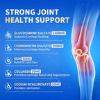 MABEFY Glucosamine Chondroitin Capsules 1500mg with MSM, Collagen, Turmeric - Joint Support Supplement for Men & Women, Joint Health Antioxidant Support, 90 Capsules