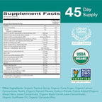 SmartyPants Organic Prenatal Vitamins for Women, Multivitamin Gummies: Biotin, Methylfolate, Omega 3 (ALA), Vitamin D3, C, Vitamin B12, B6, A, K2 & Zinc, Choline, Vegetarian, 180 Count (45 Day Supply)