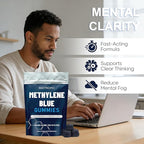 Methylene Blue Gummies, Cellular Energy & Cognitive Clarity, 30 Gummies (2 PCS)
