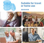 4 Pcs Mini Pill Organizer Small Pill Box Cute Portable Pill Case for Pocket Purse Travel Storage Containers Earplug Case Medicine Dispenser Vitamin Holder (4 Blue)