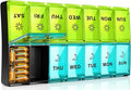 Mossime XL Large Daily Pill Organizer 2 Times a Day, Extra 7 Day Pill Box Am Pm, Weekly Day Night Vitamin Holder, Medicine Organizer, Big Pill Container, Medication Dispenser 14 Compartments