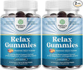 Calming Gummies for Adults with Ashwagandha and Magnesium - Relaxing Stress Gummies with L Theanine 5HTP and Lemon Balm Extract - Adaptogenic Chamomile Extract Vitamin B6 - 90 Count (Pack of 2)