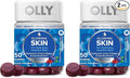 OLLY Glowing Skin Gummy, Hydrated & Youthful Skin,* Hyaluronic Acid, Collagen Peptides, Sea Buckthorn, Plump Berry Flavor, 25 Day Supply - 50 Count (Pack of 2)
