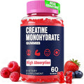 Creatine Monohydrate Gummies for Women & Men, Taurine & B6, Chewable Creatina Pre Workout Gummies for Max Strength & Muscle Growth, Energy, Endurance, Creatine for Men & Women - 1 Pack