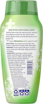 Vagisil Feminine Wash for Intimate Area Hygiene,Healthy Detox,All Over Body Wash for Women,Gynecologist Tested,Hypoallergenic and pH Balanced,12 Fl Oz,(Pack of 6)