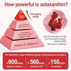 Astaxanthin Supplements,12mg Astaxanthin Natural Anti-Aging Formula - Supports Eyes, Joint, Internal Circulation & Skin Health, Non-GMO Non-Gluten