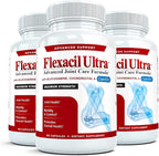 (3 Bottles Maximum Strength Joint Health & Support Supplement | Glucosamine, Chondroitin, Hyaluronic Acid & MSM | Flexibility Support for Healthy Knee & Back. 60 Capsules Each