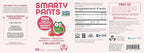 SmartyPants Kids Probiotic & Prebiotic Gummies for Digestive Health: Gut Health Supplement, Clinically Studied Prebiotic for Immune Support, Strawberry, 60 Count (30 Day Supply)