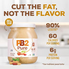 PB2 Pure Peanut Butter Powder - [2 lb/32 oz Jar] - No Added Sugar, No Added Salt, No Added Preservatives - 100% All Natural Roasted Peanuts - 6g of Plant-Based Protein
