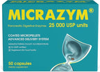 AVVA Pharmа Pancreatic Enzymes - 25,000 USP Effective Pancreatic Enzyme Supplements - Digestive Enzymes for Digestion - 50 Fast-Acting Capsules with Amylase, Lipase and Protease