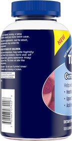 TUMS Gummy Bites Dietary Supplement for Occasional Heartburn Relief, Upset Stomach and Acid Indigestion, Great for a Summer BBQ - Cherry Berry Burst - 108 Count (Pack of 2)