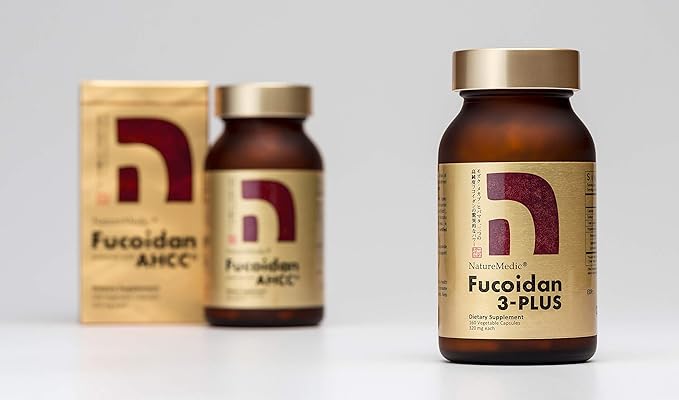 Fucoidan 3-Plus Brown Seaweed Immunity Supplement with Three Types of High Purity Fucoidan Organic Mekabu Fucus Mozuku Agaricus Capsule Type Made in Japan (11)