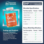 Essential Elements Glucosamine Chondroitin MSM Boswellia Serrata Hyaluronic Acid Supplement Joint Support Antioxidant Supplement for Flexibility - 90 Capsules
