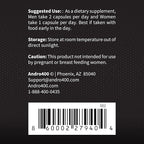 Andro400 Ultra Max T Maximum Strength T-Support Complex – 200:1 Tongkat Ali, ForsLean, & D-Aspartic Acid – Premium Formula for Lean Muscle & Metabolism – 1 Pack, 60 Capsules