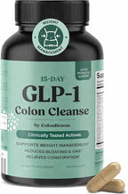 ColonBroom 15 Day GLP-1 Colon Cleanse & Detox Cleanse for Weight Management with Probiotics & Magnesium | Reduce Bloating & Boost Metabolism & Digestion - Effective Gut Cleanser Detox for Women & Men