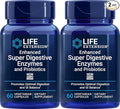 Life Extension Enhanced Super Digestive Enzymes and Probiotics, 60 Vegetarian Capsules (Pack of 2)