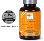 NEW NORDIC Turmeric Curcumin Gummies, Sugar Free, 300 mg Turmeric Supplement for Men and Women, Supports Normally Functioning Joints, Knees, Shoulders, Mango Orange, 60 Count