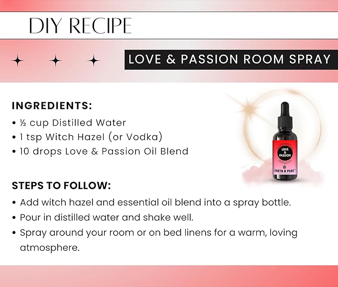 Earth N Pure Oil Blend for Love & Passion 30 ML