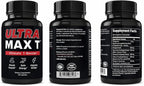 Andro400 Ultra Max T Maximum Strength T-Support Complex – 200:1 Tongkat Ali, ForsLean, & D-Aspartic Acid – Premium Formula for Lean Muscle & Metabolism – 2 Pack, 120 Capsules, 60 Day Supply