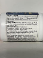 Sleep Aid, Diphenhydramine 50mg, Easy-to-Swallow Softgels, Supports Deeper Restful Sleeping, Non Habit-Forming (220 Counts)