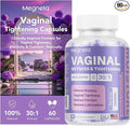 Vaginal Tightening Capsules for Women – Kacip Fatimah, Manjakani & Slippery Elm – Support Elasticity, pH Balance & Intimate Dryness Relief – 60 Vegan Capsules