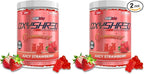 EHP Labs OxyShred Gummies - Pre Workout Gummies & Energy Chews with 100mg Caffeine, L-Carnitine for Thermo & Metabolic Support, All Natural Energy Boost - Strawberry Flavor – 60 Servings (Pack of 2)