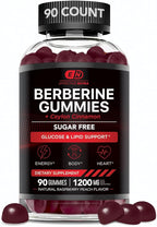 Effective Nutra Berberine Gummies with Ceylon Cinnamon | 1200mg Sugar-Free Formula for Blood Sugar & Metabolic Support | Natural Energy, Heart Health | Vegan, Non-GMO | 90 Count (45-Day Supply)