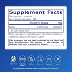 Pure Encapsulations Biotin 8 mg - B Vitamin Supplement to Aid Stress Relief, Hair, Skin & Nail Strengthening, Metabolism, Carbohydrate Support & Nervous System* - with Premium Biotin - 120 Capsules