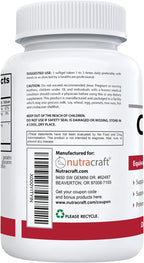 Nutracraft Cranberry Concentrate with Vitamin C & E | Urinary Tract & Bladder Support Supplement | 60 Softgels