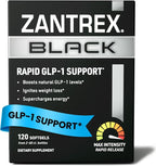 Zantrex Black – Naturally Boost GLP-1 & Metabolism Support | Thermogenic Energy, Weight Management Formula | 120 Count
