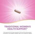 Nature's Way Black Cohosh Root, Traditional Support for Women's Health*, 540 mg per Serving, Non-GMO Project Verified, 100 Capsules (Packaging May Vary)