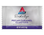 Atkins Pecan Caramel Clusters, Dessert Favorite, High in Fiber, Low Carb, 2g Sugar, 60 Count