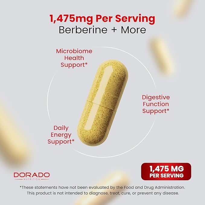 GLP-1 Supplement 14 in 1 Formula (GLP1 Supplement with Berberine, ACV, Chromium, Ceylon Cinnamon, Turmeric & More) Support Gut Health & Metabolism - Third Party Tested, Vegan Safe & USA Made