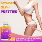 GLP-I Probiotic Gummy for Women and Men, 17-in-1 GLP-I Supplement with Akkermansia Probiotic, GLP-I Berberine Gummies, GLP-I Akkermansia Gummy, Yuzu Flavor, Zero-Sugar, 90 Gummies