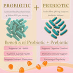 MATOP Probiotic Prebiotic pH Balance Gummies - Vaginal Health Gummies for Women Pro + Prebiotic with Pineapple Flavor, Vegan, Sugar-Free – 90 Gummies (45 Servings)