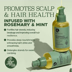 LUSETA Rosemary Oil for Hair Growth, Essential Oil Treatment for Thinning Hair and Damaged Hair, Strengthening & Moisturizing Formula for Split Ends, Color Safe for Women Men, 3.37 fl oz
