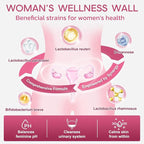 NATURE TARGET Probiotics for Women Probiotic Powder - 50 Billion CFUs, 13 Strains Supports for Digestive Vaginal Health, Bloating Relief, 30 Stick Packs