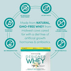Designer Wellness, Designer Whey, Natural Whey Protein Powder with Probiotics, Fiber, and Key B-Vitamins for Energy, Gluten-Free, French Vanilla, 2 lb
