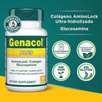 Genacol Plus – Glucosamine and Collagen Supplement, Ultra-Hydrolyzed Collagen Peptides, Eases Joint Movement, Maintains Cartilage, 90 Capsules (30-Day Supply)