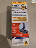 Equate Triple Action Joint Health, 30 Coated Tablets (Compare Move Free Ultra)