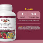 CranRich by Natural Factors, Super Strength Cranberry Concentrate, Antioxidant Supplement for Urinary Tract Support, Non-GMO, 90 softgels (90 servings)