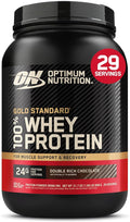 Optimum Nutrition Gold Standard 100% Whey Protein Powder, Double Rich Chocolate 1.98 Pound (Packaging May Vary)
