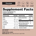 Perfect Keto Collagen Peptides Protein Powder with MCT Oil, Hydrolyzed Collagen, Type I & III Supplement, Gluten Free, Grass Fed, Low Carb, Keto Coffee Creamer, Collagen for Women & Men, Chocolate