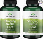 Swanson Stinging Nettle Leaf (Urtica Dioica) - Herbal Supplement Promoting Urinary Tract & Respiratory Health Support - May Support Healthy Fluid Balance - (120 Capsules) (2 Pack)