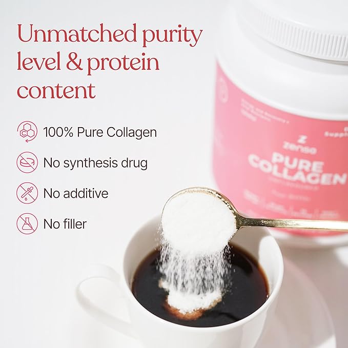 Hydrolyzed Collagen Powder for Women & Men – Organic Type I & III Bovine Collagen Peptides, High Protein – for Bone Strength, Joint Support, Healthy Hair & Glowing Skin - Colágeno Hidrolizado (500 g)