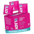 Super Fresh Lady Parts Feminine Wipes Flushable pH Balanced Wet Wipes for Women Safe for Privates Body Booty and Face Perfect for Travel Daily Intimate Hygiene Stay Fresh Anywhere Pack of 20 Wipes