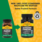 Country Life Coconut Activated Charcoal Capsules, 260mg – Natural Charcoal Supplement for Gas and Bloating Relief - Gluten-Free, 40 Vegan Capsules