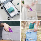 Weekly Pill Organizer 3X a Day, 7 Day Pill Box 3 Times, Portable for Travel Pill Case for Pills/Vitamin/Fish Oil/Medication/Supplements (3x7 Blue+Rainbow)